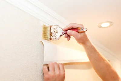 Pose de papier peint à Tournon — revêtements muraux et toiles de verre